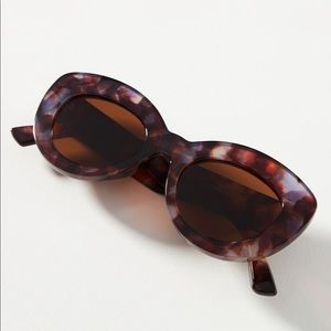 Anthropologie Oval Cat Eye Sunglasses ( Reality Eyewear)